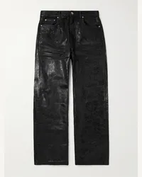 DRKSHDW by Rick Owens Jeans a gamba dritta stampato effetto consumato Nero