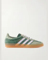 adidas Sneakers in camoscio con finiture in pelle Gazelle Indoor Verde