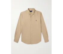 Camicia in cotone Oxford con collo button-down