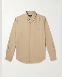 Ralph Lauren Camicia in cotone Oxford con collo button-down Neutri