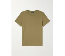 T-shirt in jersey di misto cotone e lino Lucio