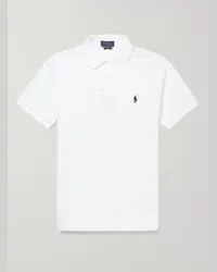 Ralph Lauren Polo slim-fit in cotone piqué Bianco