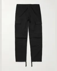 Carhartt WIP Pantaloni cargo a gamba dritta in cotone ripstop Nero