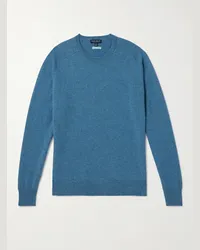 Peter Millar Pullover in misto cashmere Artisan Crafted Blu