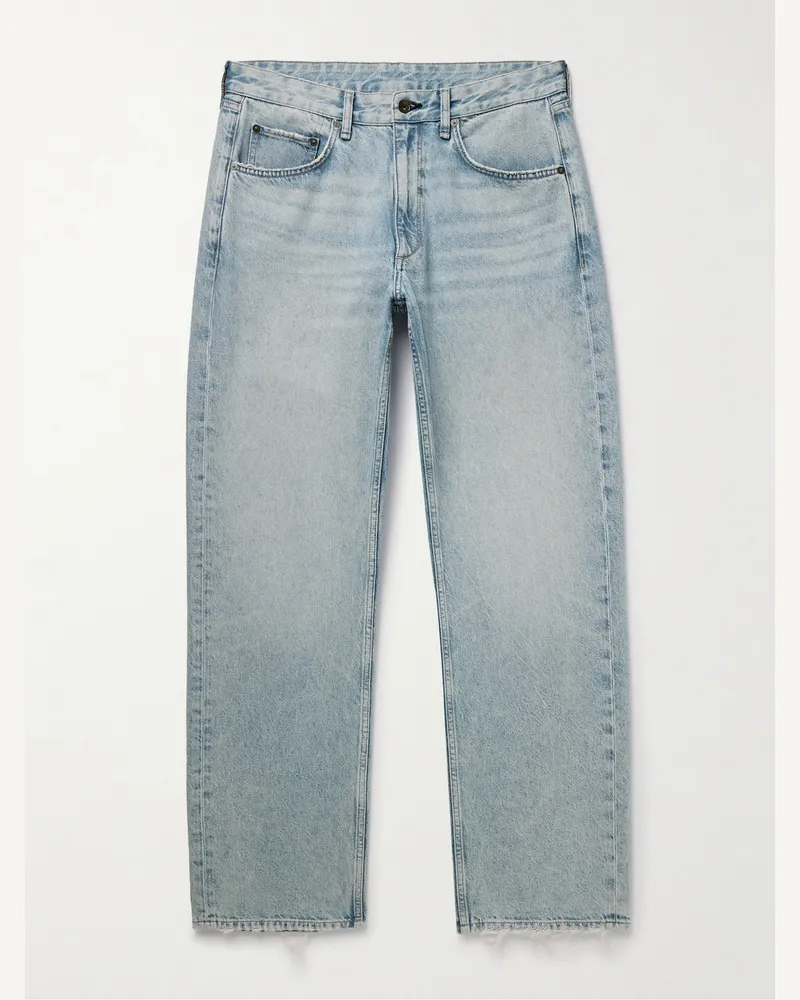 Rag & Bone Jeans a gamba dritta sfrangiati Fit 4 Blu