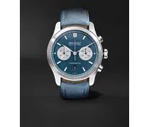 Zurich Chronograph 42mm DLC-Coated Stainless Steel and Kevlar Watch, Ref. No. CH_MO_034_06_L
