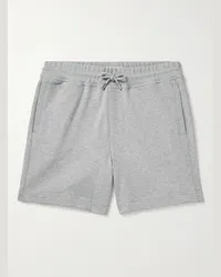 MR P. Shorts a gamba dritta in jersey di cotone con coulisse Grigio