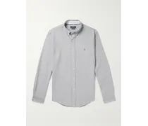 Camicia slim-fit in cotone Oxford con collo button-down