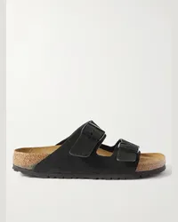 Birkenstock Sandali in camoscio Arizona Nero