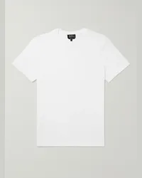 A.P.C. T-shirt in jersey di cotone Jimmy Bianco