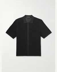 Rag & Bone Camicia in cotone piqué Payton Nero