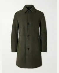 Brioni Cappotto in shearling Verde