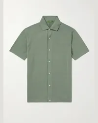 Sid Mashburn Camicia in cotone Verde