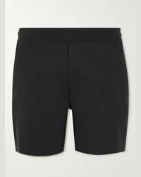 LULULEMON Shorts slim-fit in Everlux con pannelli in mesh Balancer Nero