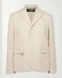 Jacquemus Blazer in tessuto Neutri