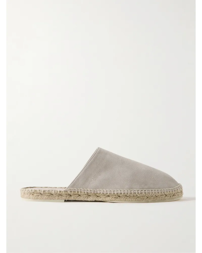 Loro Piana Espadrillas in camoscio Seaside Walk Neutri