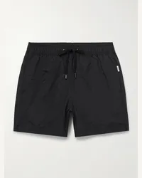 Onia Shorts da mare medi a gamba dritta Charles Nero