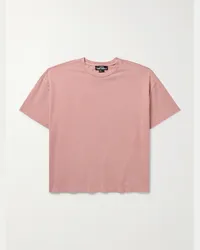 A.P.C. Tame Impala T-shirt in jersey di cotone con logo ricamato Floater Rosa