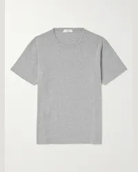 MR P. T-shirt in jersey di cotone Grigio