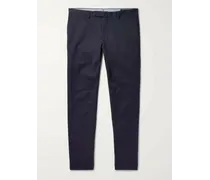 Pantaloni chino slim-fit in twill di cotone stretch