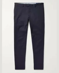 Ralph Lauren Pantaloni chino slim-fit in twill di cotone stretch Blu