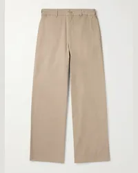 Acne Studios Pantaloni a gamba dritta in drill di cotone Pablo Neutri