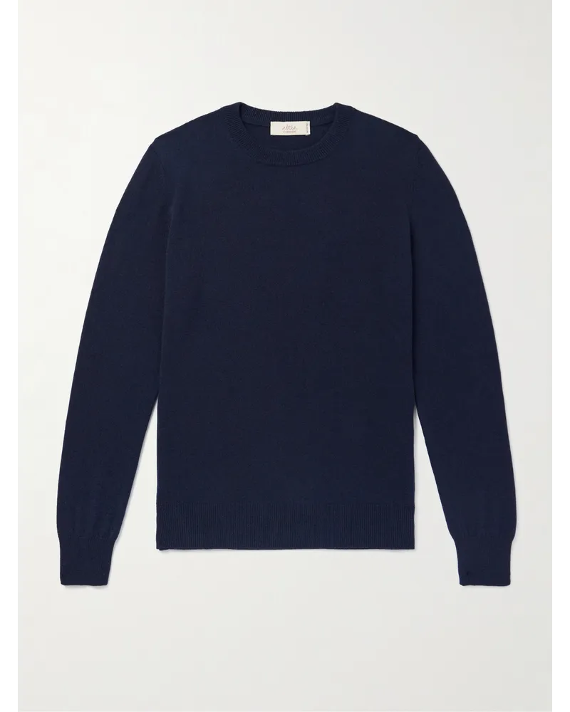 Altea Pullover slim-fit in cashmere Blu