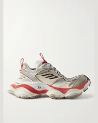 Balenciaga Sneakers in camoscio e pelle con finiture in mesh effetto consumato Cargo Neutri