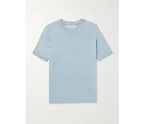 T-shirt in misto lino e cotone