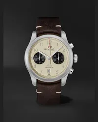 Bremont Cronografo automatico 43 mm in acciaio inossidabile con cinturino in pelle ALT1-C, N. rif. ALT1-C2-CR-SS-R-S Neutri