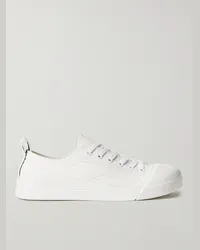 Bottega Veneta Sneakers in tela con finiture in gomma Bianco