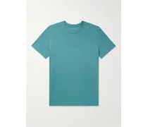 Derek Rose T-shirt in jersey di modal stretch Basel 14 Blu