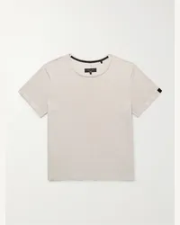 Rag & Bone T-shirt in lino mercerizzato Classic Grigio