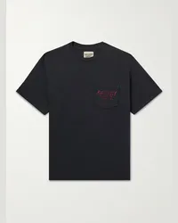 GALLERY DEPT. Logo-Print Cotton-Jersey T-Shirt Nero