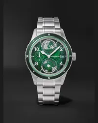 Montblanc Orologio automatico 42 mm in titanio e ceramica con cinturino intercambiabile 1858 Geosphere 0 Oxygen, N. rif. 133303 Verde