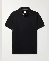 Paul Smith Polo in cotone piqué Nero