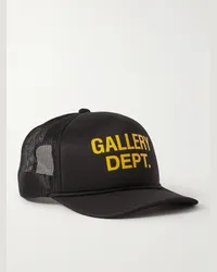 GALLERY DEPT. Logo-Print Foam and Mesh Trucker Cap Nero