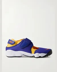 Nike Sneakers in mesh con finiture in pelle e taglio sulla punta Air Rift Blu