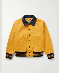 BODE Bomber in twill di cotone Banbury Giallo