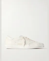 Golden Goose Sneakers in pelle effetto consumato Super-Star Bianco