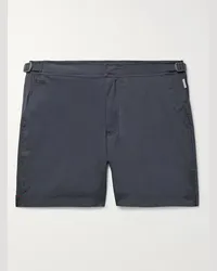 Orlebar Brown Shorts da mare lunghezza media Bulldog Sport Grigio