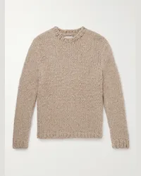 Gabriela Hearst Pullover in cashmere spazzolato Lawrence Neutri