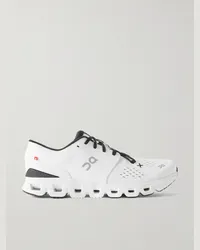 ON Running Sneakers da running in mesh c finiture in gomma Cloud X 4 Bianco