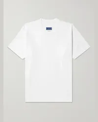 Blue Blue Japan T-shirt in jersey di cotone Bianco