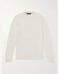 Loro Piana Pullover in misto cotone e seta Neutri