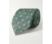 Cravatta in seta floreale Osterley, 8 cm