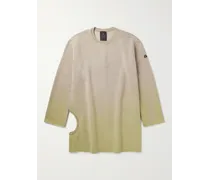Moncler Felpa cut-out in jersey di misto cotone dégradé Subhuman