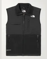 The North Face Gilet in pile Polartec® e shell con logo ricamato Denali Nero