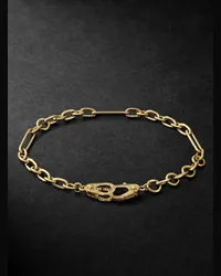 FOUNDRAE Bracciale a catena in oro con diamanti Sister Hook Oro