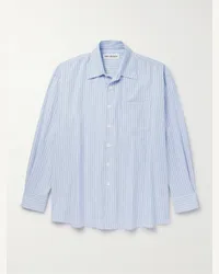 Our Legacy Camicia in cotone a righe Borrowed Blu